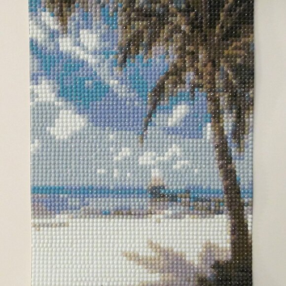 Palm Tree on the Beach Scene Item #11312025 - Picture 1 of 1